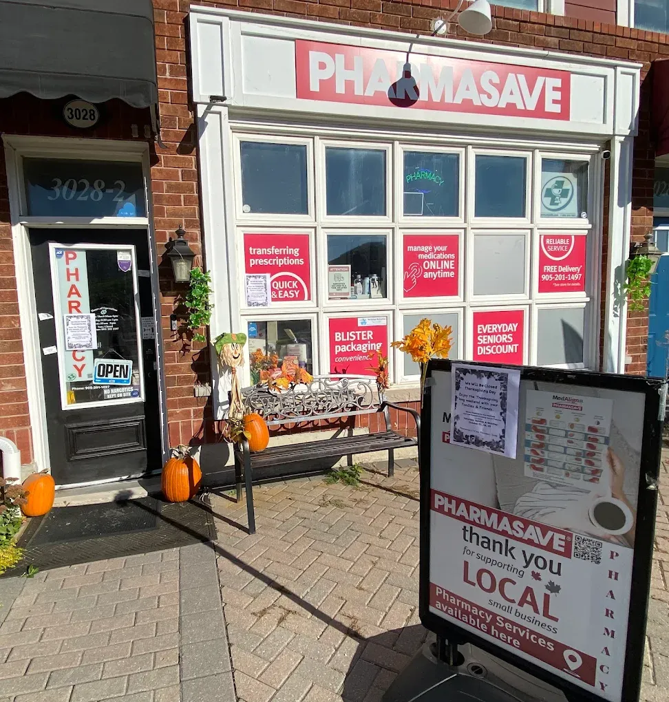 2 Care Pharmacy storefront at 3028 Bur Oak Avenue